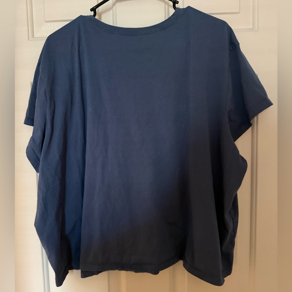 Belle isle by torrid boxy blue tshirt women’s plus size 3 - Picture 3 of 5